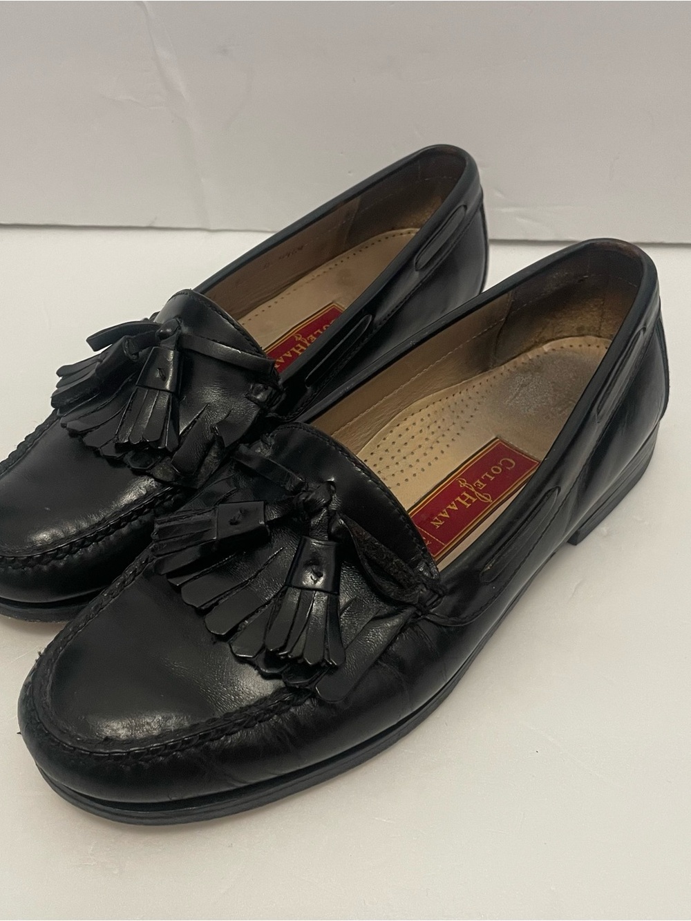Cole Haan City Pinch Kiltie Tassel Loafer Men's Size 9D Black